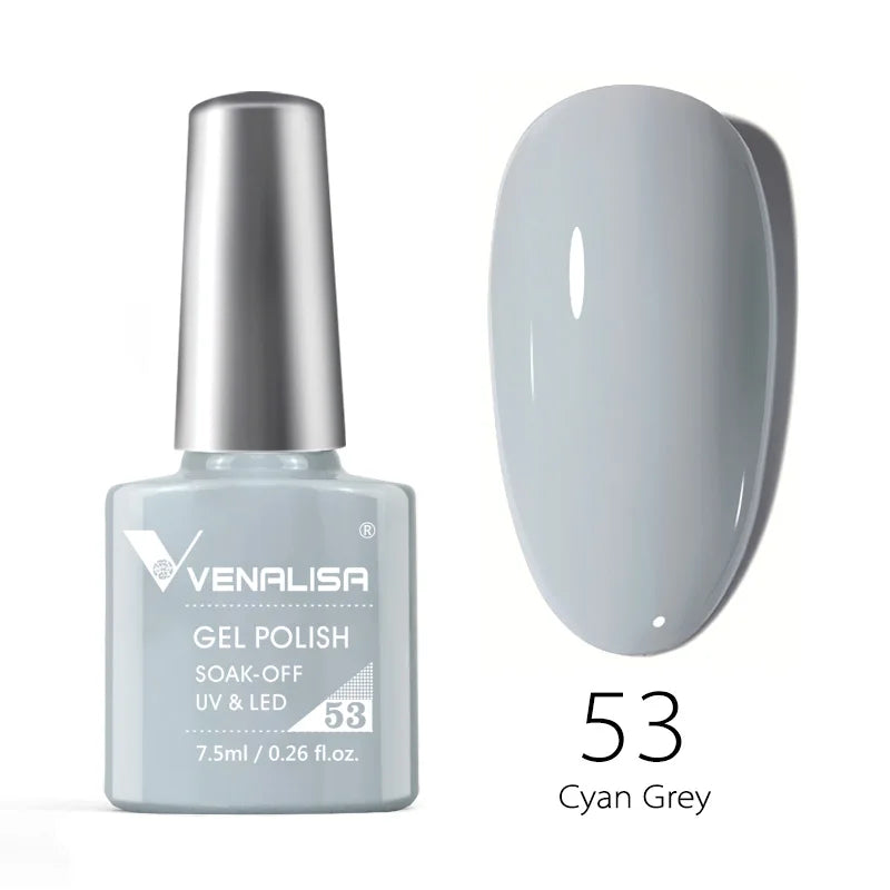 VENALISA 7.5ml HEMA-Free Nail Gel Polish – VIP4 Semi-Permanent Soak-Off UV/LED Gel Varnish, Full Coverage Nail Lacquer