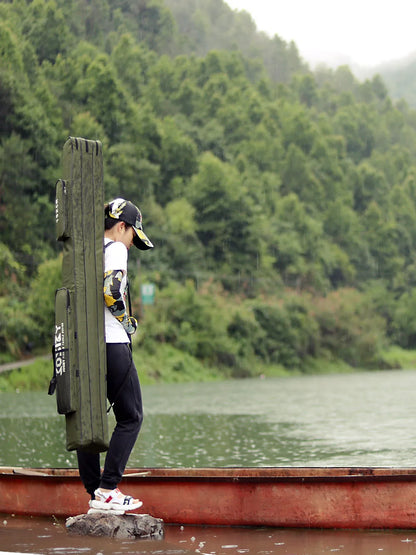 PROXPE Foldable Oxford Fishing Rod Bag – Multi-Purpose Fishing Gear Storage, 60-180cm High Quality