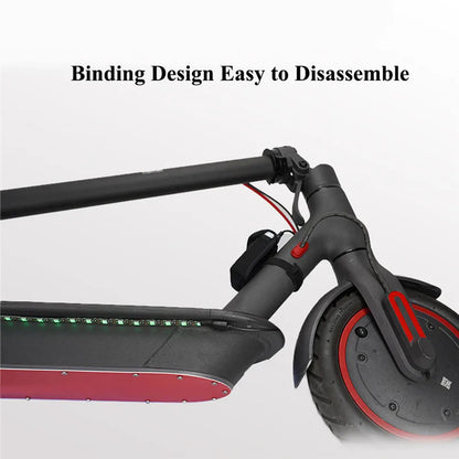 RGB LED Strip Light Bar for Electric Scooters - Flashlight Model, Fits Xiaomi M365 Pro 1S and Ninebot Skateboards- Long Light Flash Model
