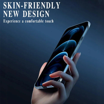 Transparent Borderless Anti-Drop PC Hard Shell Case for iPhone 16/15/14/13/12/11 Pro Max, XR, XS, Mini, SE, 7, 8 Plus