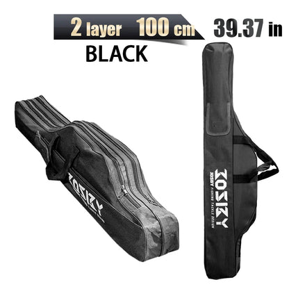 PROXPE Foldable Oxford Fishing Rod Bag – Multi-Purpose Fishing Gear Storage, 60-180cm High Quality