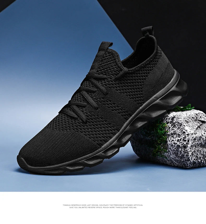 Men's Light Running Shoes – Comfortable, Breathable, Anti-Skid & Wear-Resistant Sneakers for Jogging & Sports