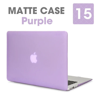 Matte Laptop Case Cover for MacBook Air & Pro - Slim Protective Hard Shell Case for 11 13 15 16 Inch Retina Touch Bar Models