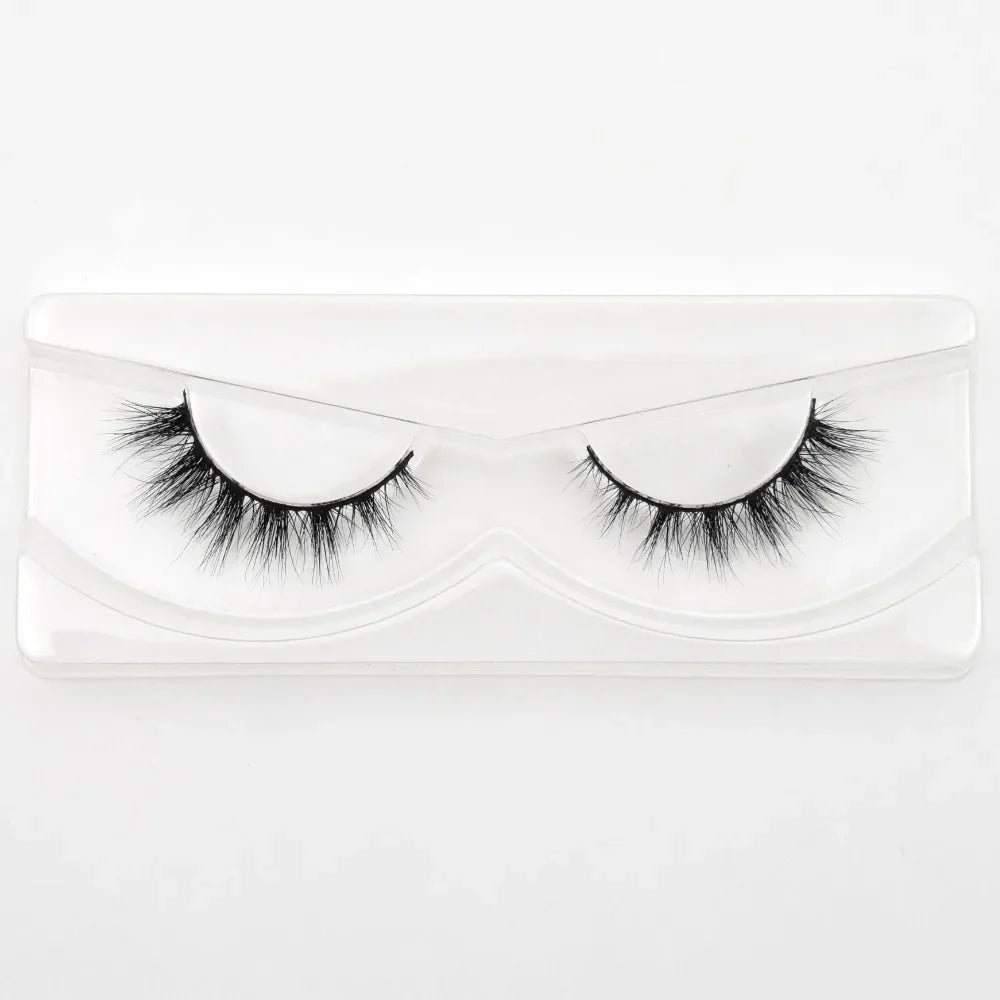 Visofree 3D Mink Eyelashes – Thick Handmade Full Strip Cruelty-Free False Lashes for Makeup M56