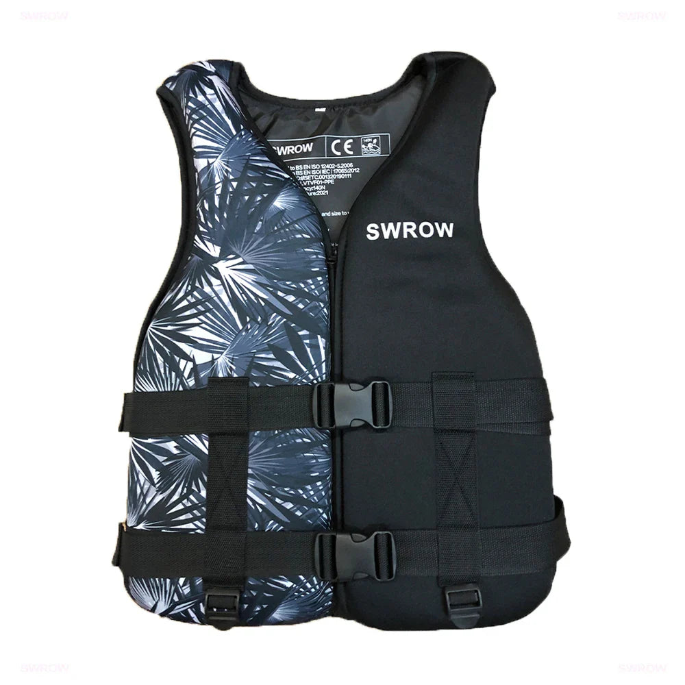 Neoprene Life Jacket for Adults & Children – Buoyancy Vest for Swimming, Boating, Skiing, Drifting & Water Sports