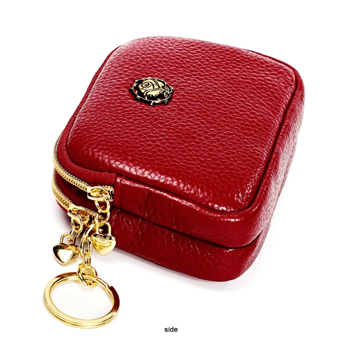Senorita Genuine Leather Women’s Coin Purse – Double Zipper Small Wallet