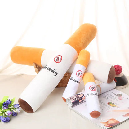 30-110cm Funny Cigarette Plush Pillow – Cylindrical Sleeping Toy for Fashion, Friends & Birthday Gifts