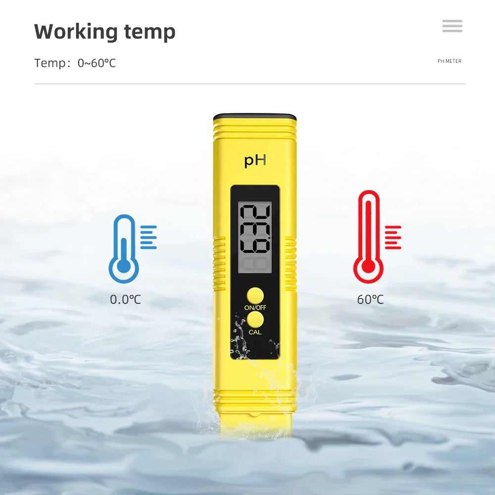 TDS & PH Meter - 0-9990ppm Digital Water Tester, 0.01 PH High Precision Pen for Aquariums & Filters, LCD PPM Monitor