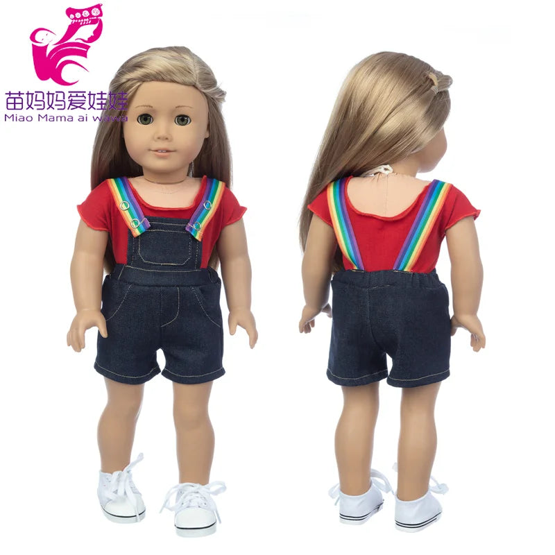 18-Inch Girl Doll Winter Coat — 43cm Baby Doll Jacket Outfit for Dressing