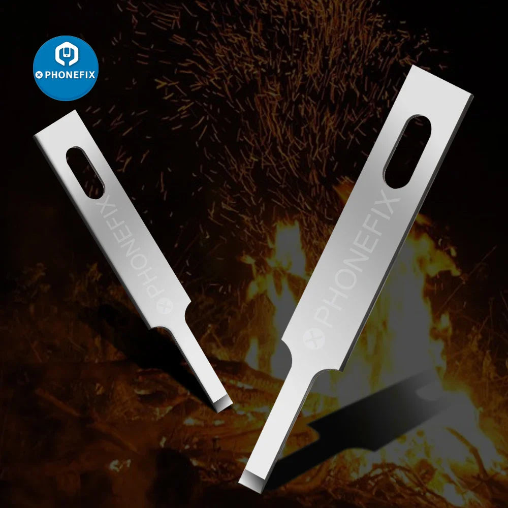 Metal Scalpel Knife Blades Set – Special Face ID Dot Matrix Repair Tools for iPhone Facial Lattice Maintenance