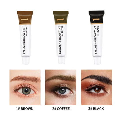 ICONSIGN Eyelash & Eyebrow Dye Tint Kit – Brow Enhancer, Mascara Lift & Tattoo Makeup Tools