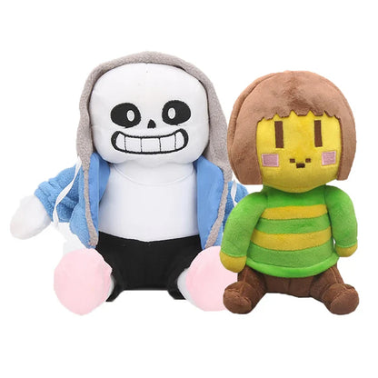 20 Styles Undertale Plush Toys — Sans & Frisk Stuffed Dolls, Zombie Plush for Kids Birthday Gifts