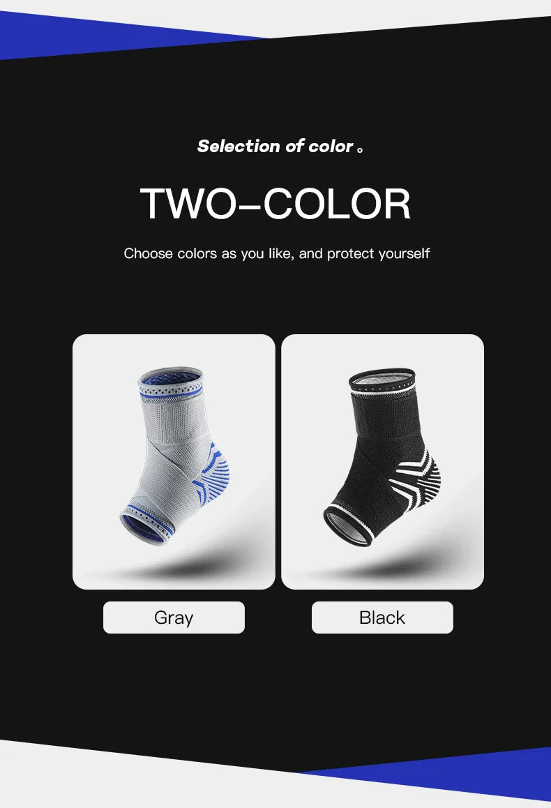 1/2 Pcs Breathable Ankle Support Compression Sleeve — Injury Recovery Joint Pain Sports Socks