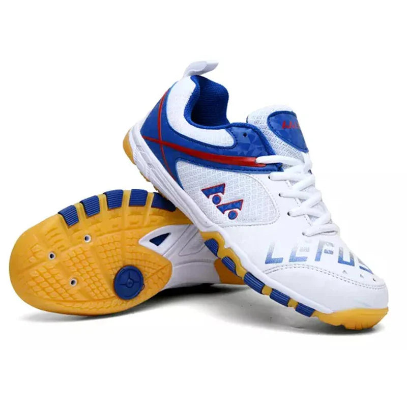 Unisex Non-Slip Breathable Table Tennis Shoes – Wear-Resistant Sports Training Sneakers
