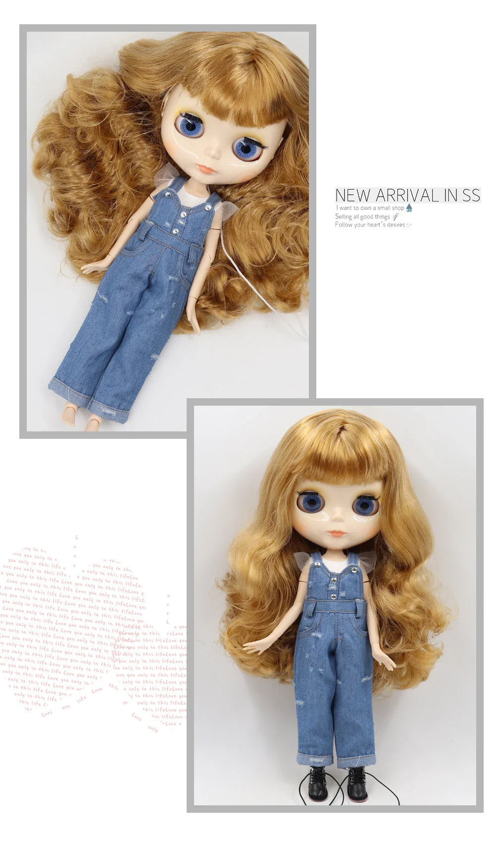 ICY DBS Blythe Doll 1/6 BJD Jointed Body — 30cm White Skin Anime Doll with Shiny & Matte Face, Special Price Gift Toy