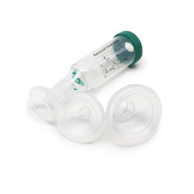 Pet Aerosol Chamber Inhaler — Silicone Mask Spacer for Cats and Dogs