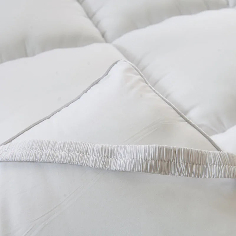 VESCOVO Thick Goose Down Fiber Mattress Topper – Single, Twin & Queen Size Bed Mattress Pad