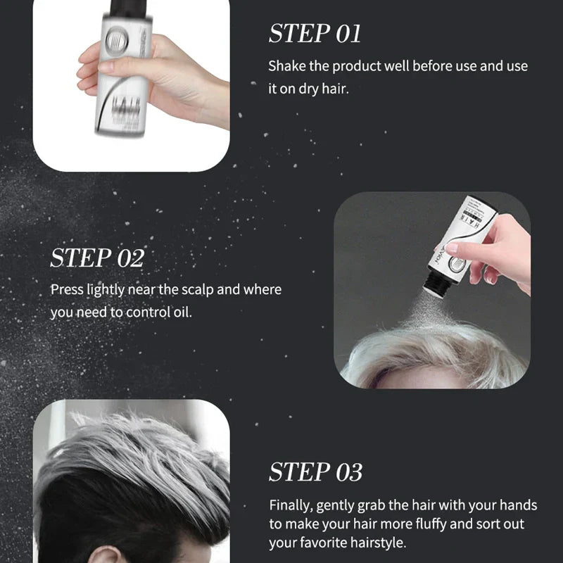Sevich Unisex Dust It Hair Powder Spray – Increases Volume & Adds Fluff for Thin Hair, Haircut Styling Hairspray