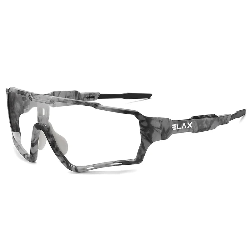 ELAX Photochromic Sunglasses – Sports Eyewear for Men & Women, MTB & Bicycle Cycling Glasses