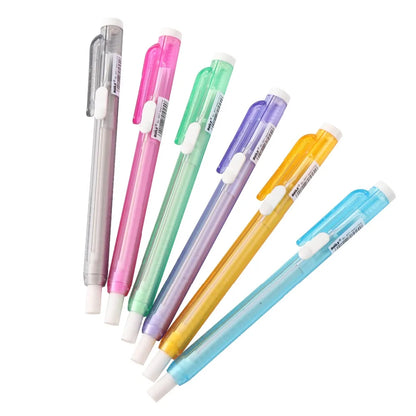 Pen-Shaped Pencil Erasers — Novelty School Stationery for Kids & Office Supplies