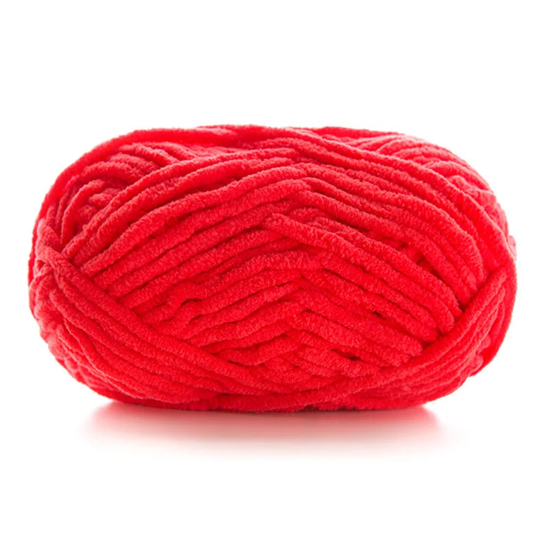 50g/Ball DIY Knitting Yarn – Soft Wool for Baby Scarf, Hat, Chunky Crochet Thread