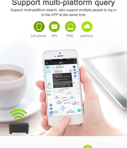 Mini 4G GPS Tracker – Personal & Pet Locator with Voice Monitoring, Car Start/Stop Tracking, Built-in Battery for Safety