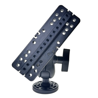 1/2 Pcs Kayak Fish Finder Mount Base – Rotating Electronic GPSMAP Plate Support for Marine Boat, Dinghy, and Canoe