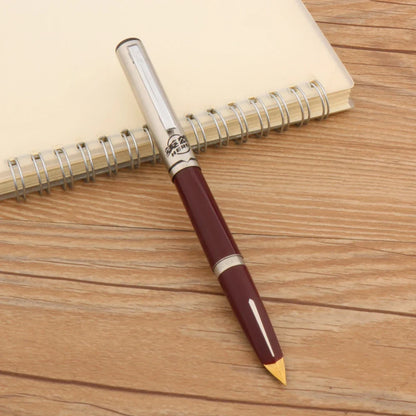 HERO 240 Stainless Steel Fountain Pen — Retro Aircraft Duckbill Nib, Ink Pen for School, Office & Student Gifts