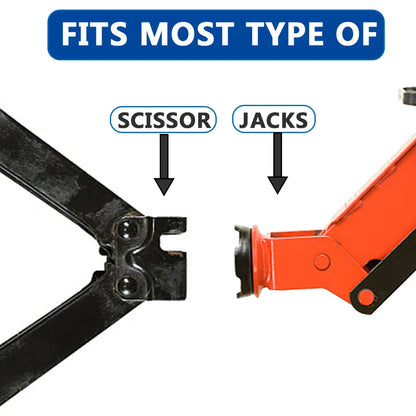 Scissor Jack Adapter for 1/2 Inch Drive Socket - Off-Road 4x4 Car Lift Tool and Wrench, Universal Auto Accessories
