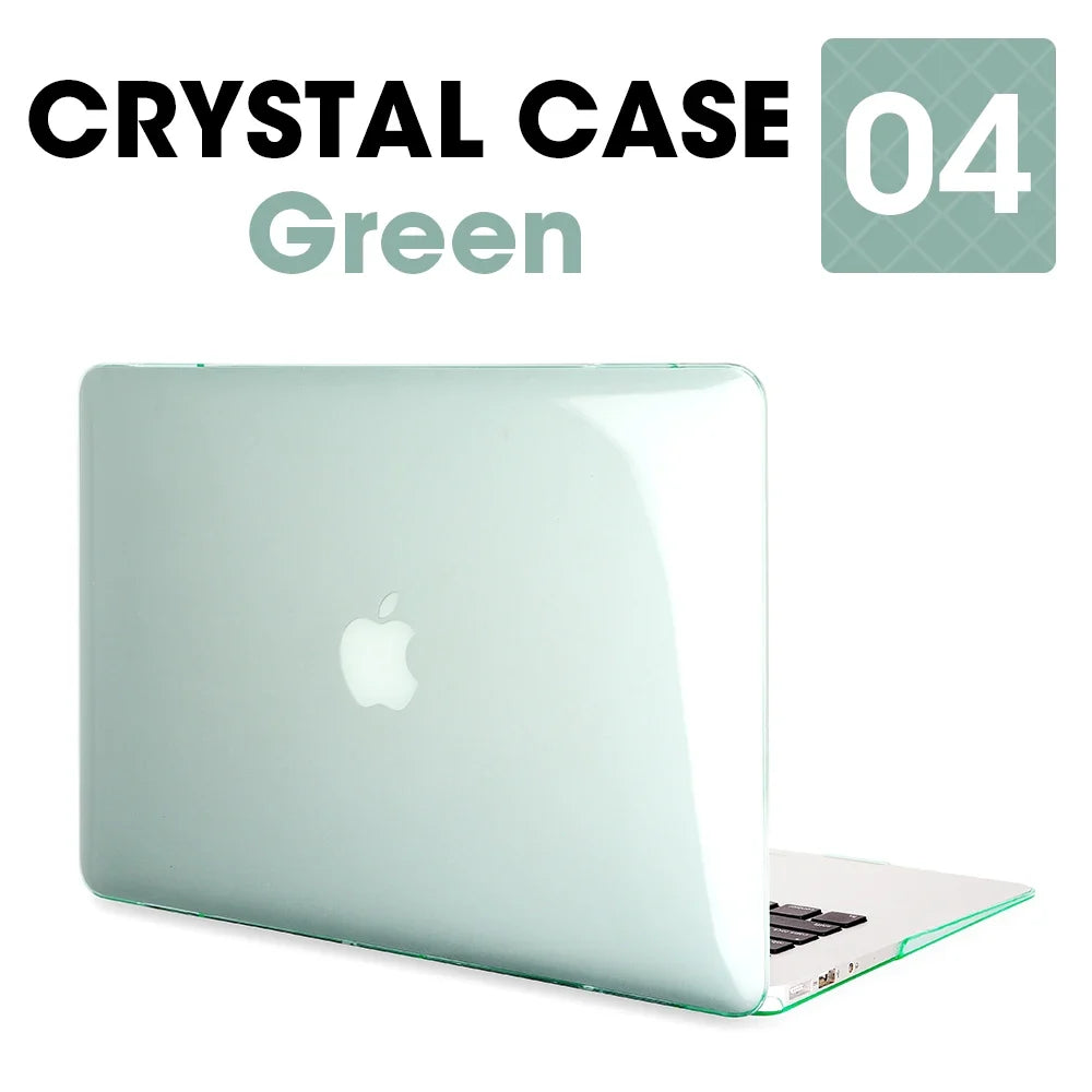 Matte Laptop Case Cover for MacBook Air & Pro - Slim Protective Hard Shell Case for 11 13 15 16 Inch Retina Touch Bar Models