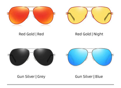 BARCUR Aluminum Vintage Polarized Sunglasses – Classic Men’s & Women’s Driving Shades, UV Protection Eyewear