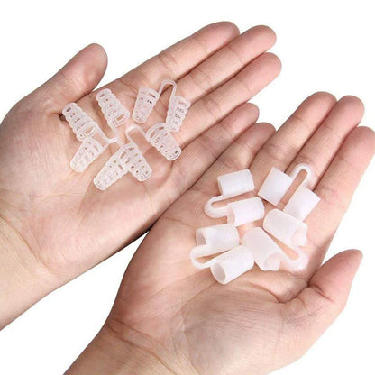 8PCS Anti-Snoring Nose Clips – Nasal Dilator Silent Sleep Aid Device for Men