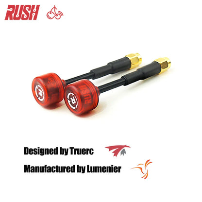 Rush Cherry FPV 5.8G Antenna – LHCP/RHCP SMA MMCX UFL IPEX Adapter for Racing Drone Goggles