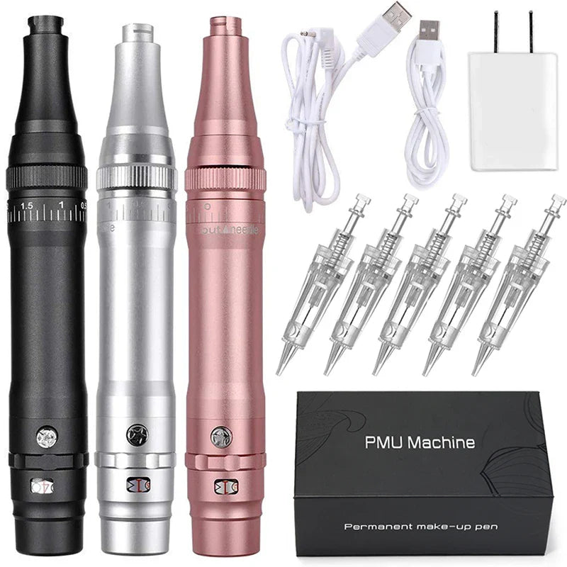 Wireless PMU Machine — Professional Permanent Makeup Tattoo Pen for Eyebrows, Eyeliner & Lips