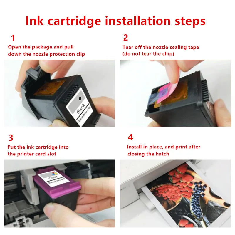 Remanufactured Canon 275XL 276XL Ink Cartridges Set – PG275 CL276 Compatible Printer Ink for Canon TS3522, TS3520 & TR4720