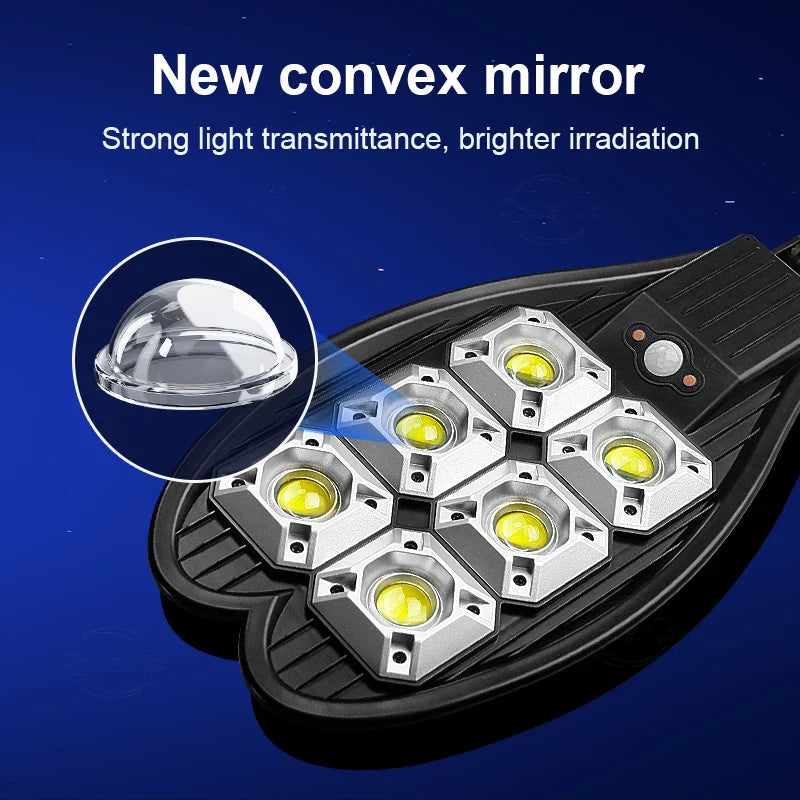Newest Solar Lights Outdoor – Powerful Motion Sensor Solar Lamps, Waterproof Garden and Street Yard Light