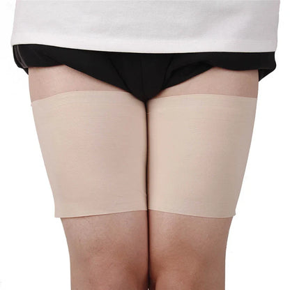 2Pcs Silicone Anti-Chafing Thigh Bands | Women's Slimmer Leg Warmers | Summer Lace Anti-Slip Thigh Leg Bands