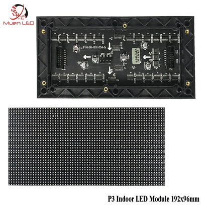 P3 Indoor Full-Color LED Display Module - SMD2121 64×32 Pixel LED Panel for Signage