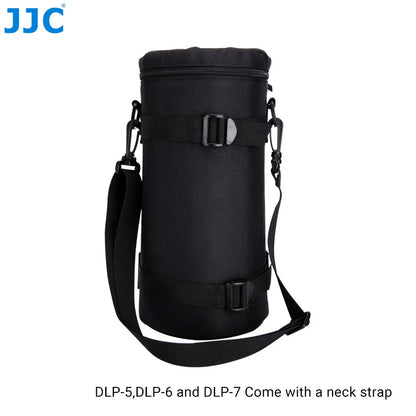 JJC Waterproof Camera Lens Bag — Storage Pouch with Belt for Canon, Nikon, Sony, Fujifilm DSLR