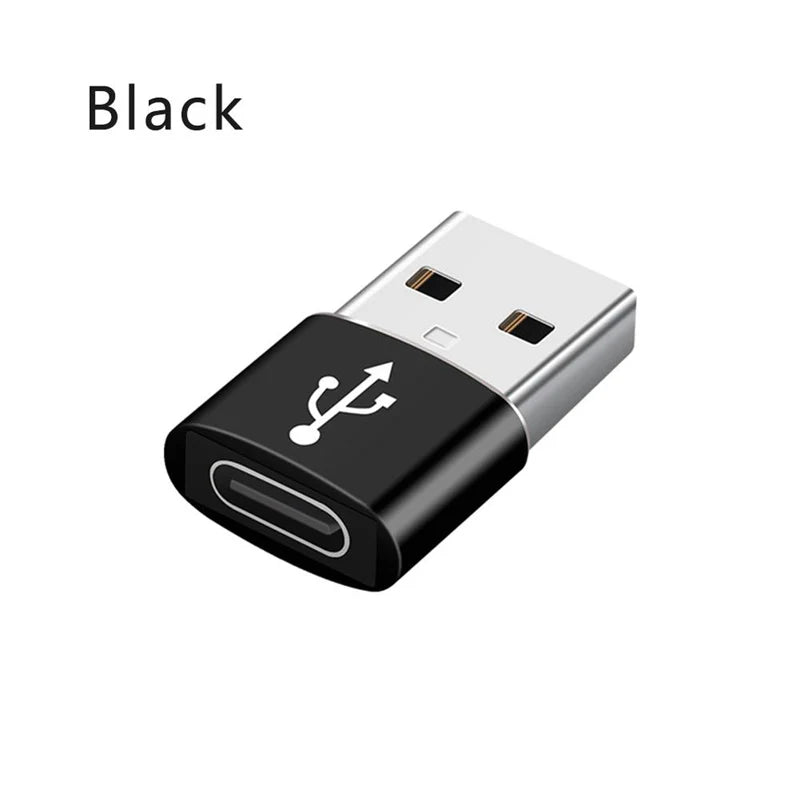 USB 3.0 to USB-C 3.1 Adapter – Mini Hi-Speed Type-C Female to USB-A Male Converter for Fast Charging & Data Sync OTG