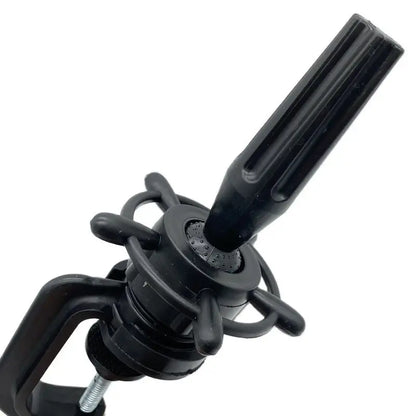 Mini Wig Head Stand - Adjustable Table Clamp Holder for Mannequin Training
