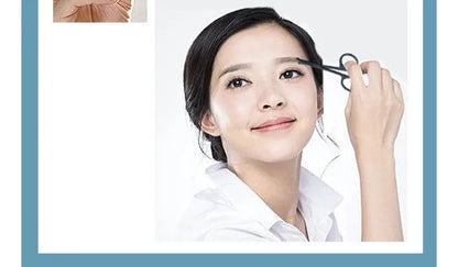Mini Stainless Steel Round-Head Nose Hair Scissors — Portable Ergonomic Nose Trimmer & Cutter
