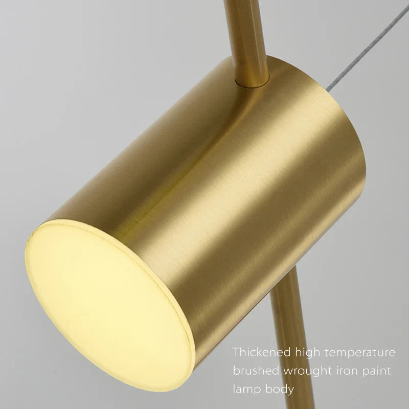 Contemporary Elegance: Modern LED Living Room Chandeliers - Dimmable Ceiling Chandelier for Dining Table, Kitchen, and Indoor Lighting Ambiance