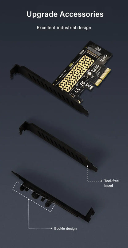 ZoeRax NVME Pro Adapter - M.2 NVME SSD to PCIe 4.0 Adapter Card for PC & Video Card