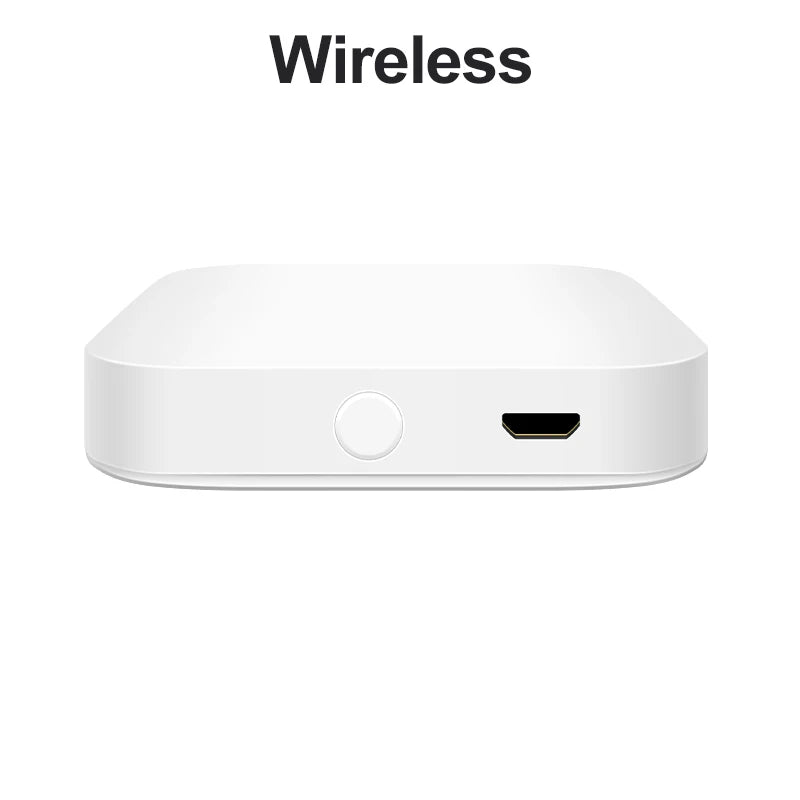 Tuya ZigBee 3.0 Smart Hub - Wireless/Wired Gateway Bridge for App & Voice Control, Alexa & Google Home Compatible