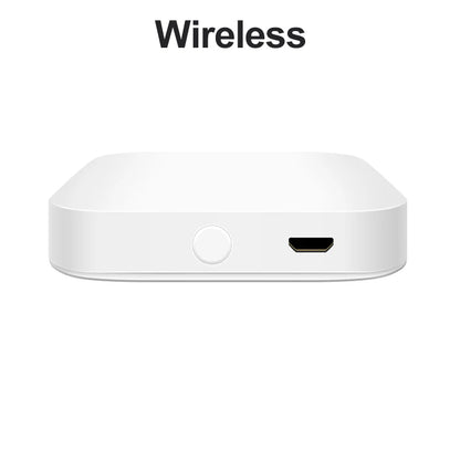 Tuya ZigBee 3.0 Smart Hub - Wireless/Wired Gateway Bridge for App & Voice Control, Alexa & Google Home Compatible