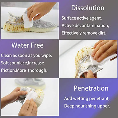12-Pack Portable Sneaker Cleaning Wipes - Quick Clean Disposable Wet Wipes for Shoes, Travel-Friendly White Shoe Cleaner Artifact