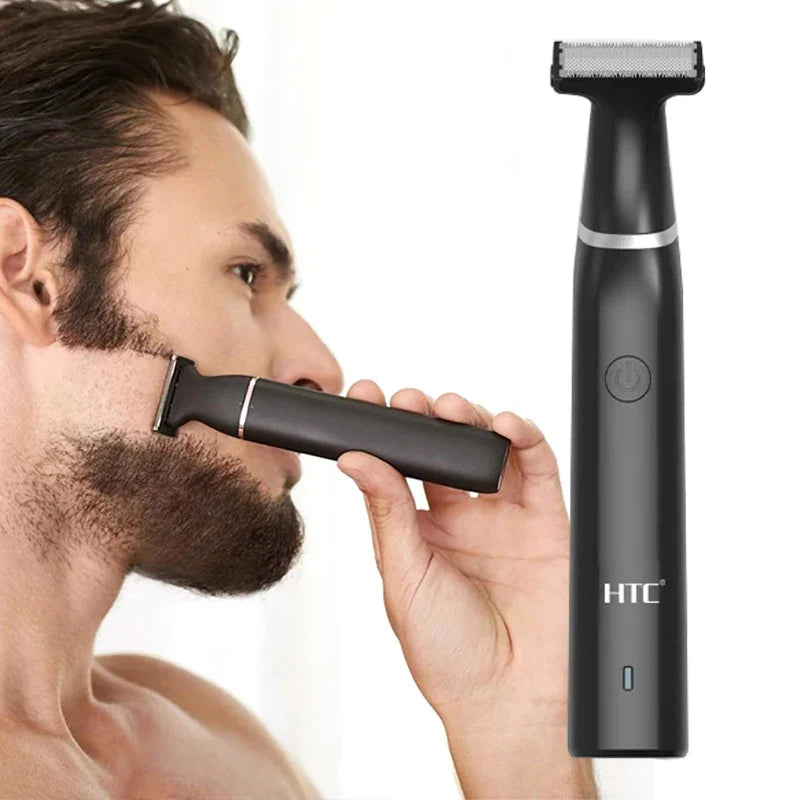 HTC Black Friday Cyber Monday Deals 2022 – Hybrid Electric Face & Body Trimmer for Men, Pubic Hair Shaver