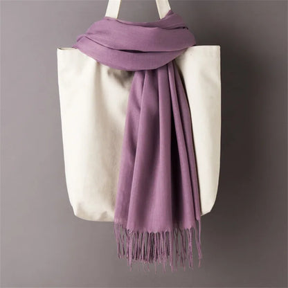 Women's Pashmina Scarf — Cashmere Feel Shawl & Wrap for Evening Dresses, Travel, Office, Winter, and Weddings