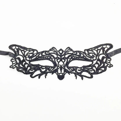 Sexy Lace Eye Mask for Women — Venetian Masquerade, Halloween & Carnival Half-Face Cosplay Party Mask